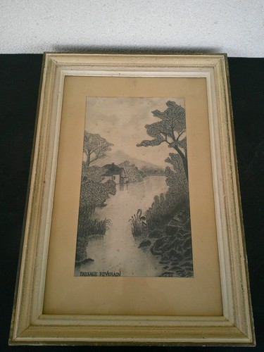 Tableau dessin gravure - tableau,