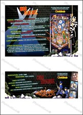 Gottlieb Big House 1989 Cartes Instructions Flipper Custom Pinball FRENCH