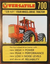 Versatile 700 4wd tractor - 700,