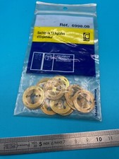 Lot de 12 agrafes enjoliveur d’origine Peugeot 205 309… réf 6998.08
