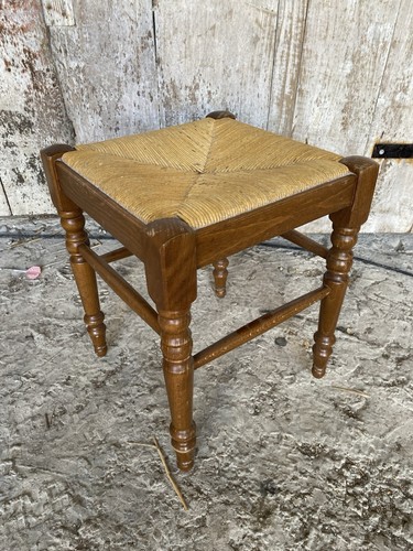Tabouret ancien bois - tabouret,