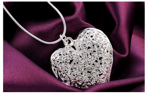Collier pendentif cœur en - collier,,