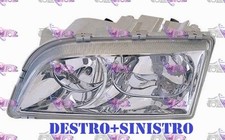 Paire Phares Phare Projecteur Gauche + Droite Chrome Pour Volvo S40-V40 00>02