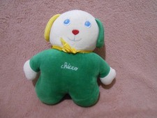 peluche doudou chien blanc