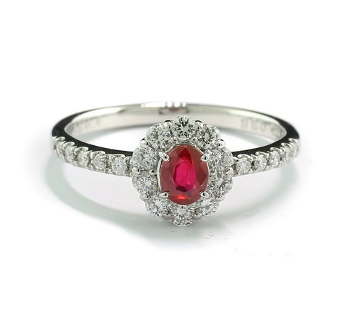 Bague rubis sang - rubis, de