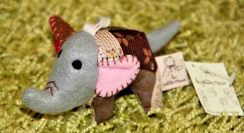 Superbe peluche doudou porte - peluche,