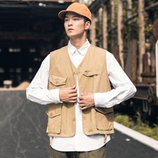 Gilet Sans Manches Cargo Pour