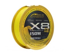 Fil de pêche tressé X8 150 m en soie et doux super résistant brochet sandre...