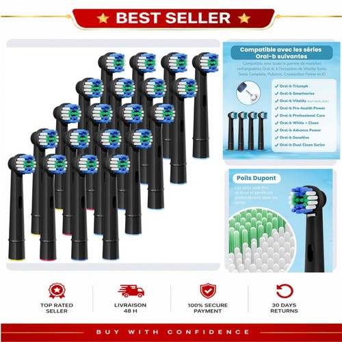 Têtes brosse dents - brosse,