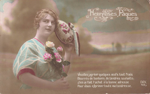 Heureuses paques femme - paques,