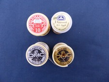 4 bobines DMC Fil Or Argent