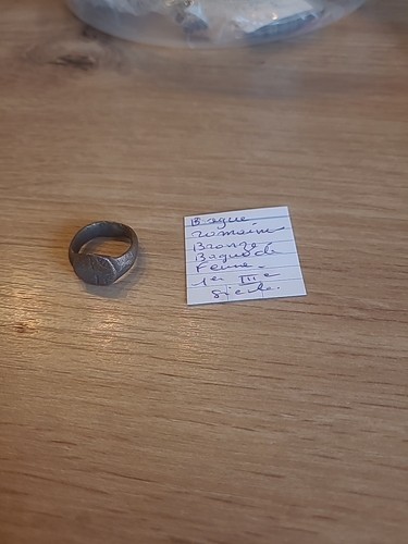 Bague romaine bronze - romaine, en