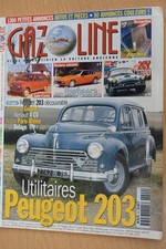 GAZOLINE N°42 PEUGEOT 203 / RENAULT 4 / BAGHEERA / 2CV UMPA / DAUPHINE GORDINI