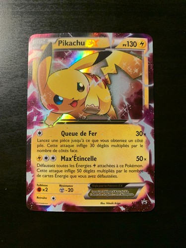 Carte pokémon pikachu ex - carte,