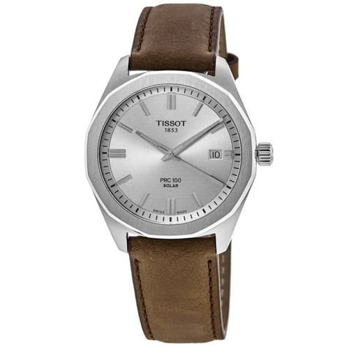 New tissot prc100 silver - new,
