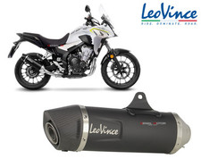 Echappement Leovince BLACK INOX approved HONDA CB 500 X 2019 > 2024 14058