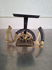 ANCIENNE BALANCE BILATÉRAL PÈSE-LETTRE NAPOLÉON III EN TÔLE MESURE POIDS