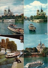 Lot de 4 cartes postales