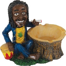 Rasta Jamaican Man with Drum