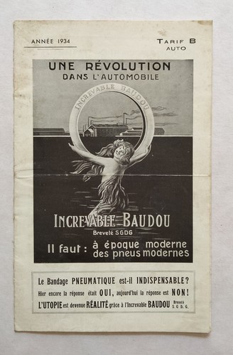 Original french brochure - french,