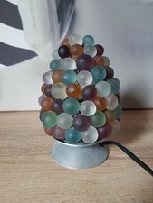 PETITE LAMPE TULIPE VEILLEUSE AMBIANCE GRAPPE DE RAISIN VERRE MURANO 