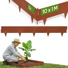 AREBOS Bordure de pelouse 10 m