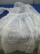 Communion Communiante ancienne robe + voile + noeud + aumônière + coiffe   N°1