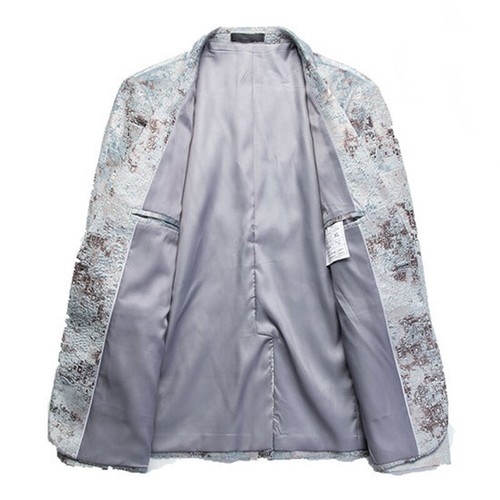 Hommes jacquard robe veste - hommes,