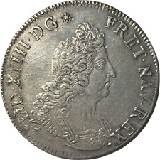 Louis XIV (1643-1715) Ecu aux 8L 2ème type 1704 La Rochelle Réf.