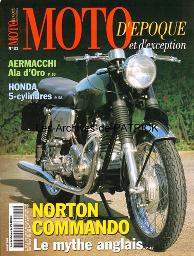 Moto epoque norton 750 - moto,