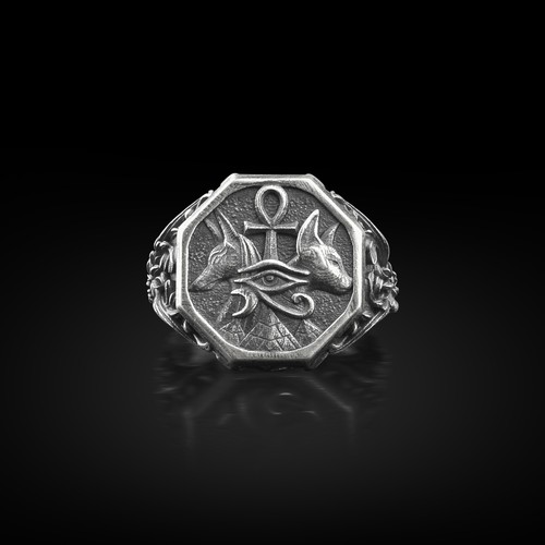 Bague argent chevalière - bague,