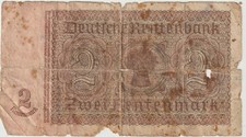 Billet allemand très ancien