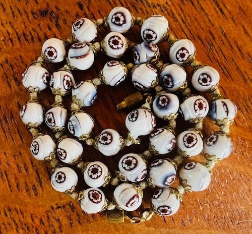 Collier perles verre murano - collier,