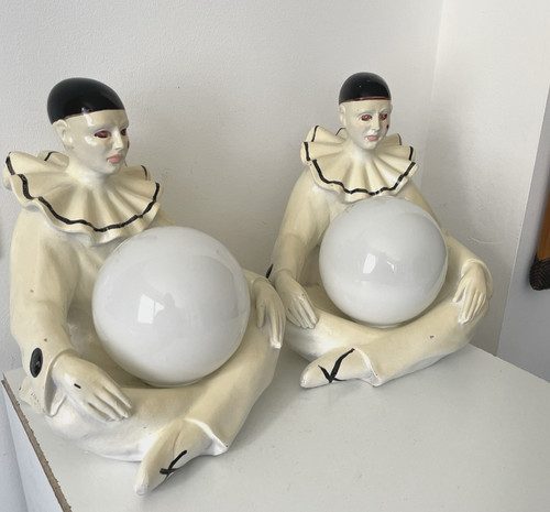 Paire lampe pierrot - de, la