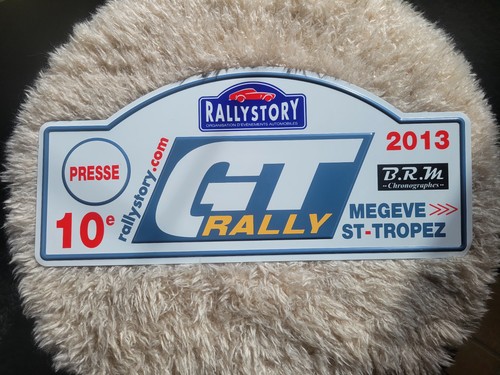 Plaque rallye ème - plaque, 10