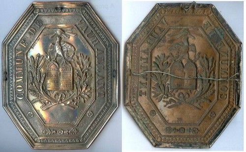 Plaque métier - plaque,