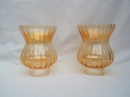 Ancienne paire tulipe globe - ancienne,