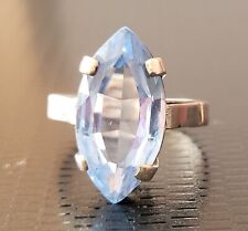 Bague en argent massif et