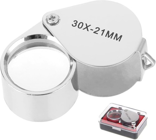 Loupe bijoutier 30x métal - loupe,