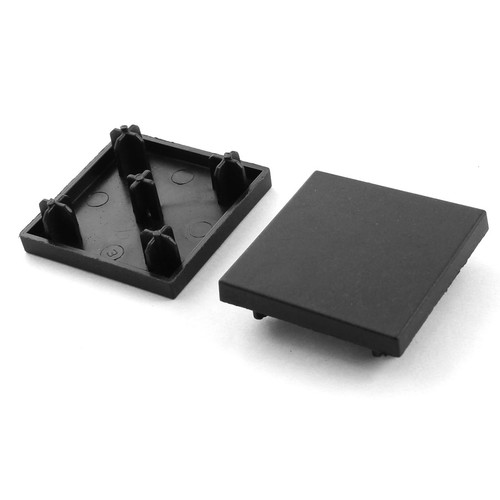 2pcs 40mm noir carré - 2pcs, x