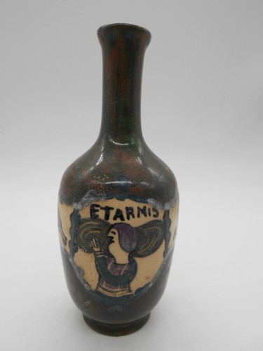 Magnifique vase bouteille en - /,