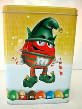 * M&M'S BOÎTE A M&M'S LAPIN CACAHUETE ROUGE LUTIN 13 x 18 x 8 cm