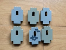 Lego 4444 Legoland Lot de 6 Mur chateaux Fort Gris