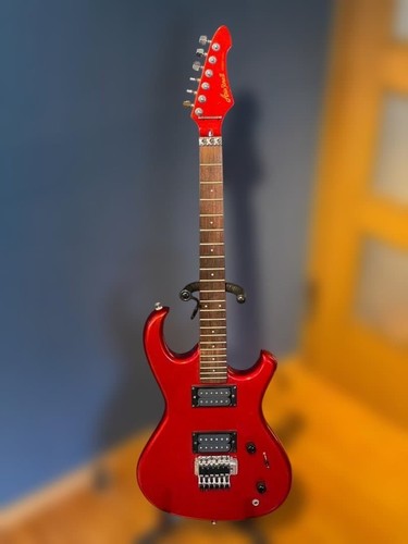 Guitare électrique rouge aria - rouge,