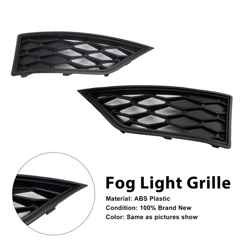 Black front honeycomb fog - black,