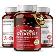 Bio Gymnema Sylvestre Poudre Glycémie Gudmar 1500mg Capsules - 120 Count