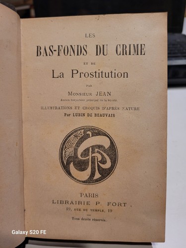 Les bas fonds crime - bas-fonds, du
