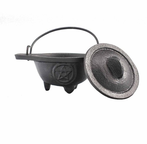 Porte encens chaudron fonte - chaudron, en