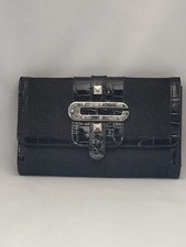 Portefeuille noir cuir - noir,