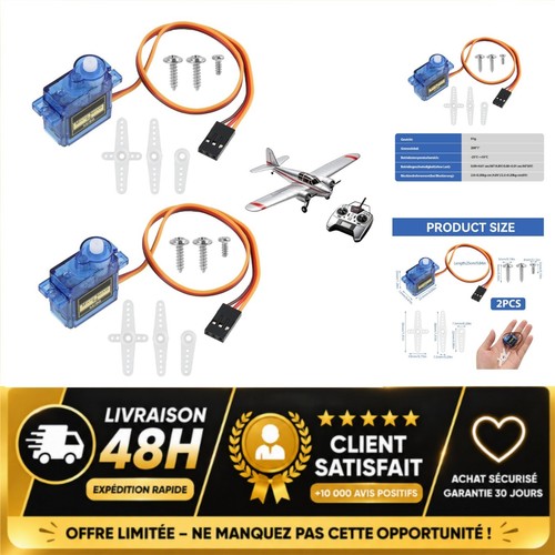 Micro servo moteur sg90 - 2x,